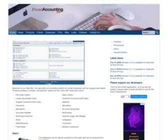 Frontaccounting.eu(Web based Accounting systems) Screenshot