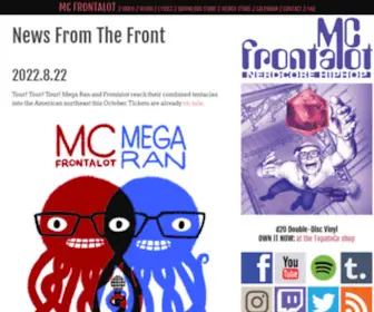 Frontalot.com(MC Frontalot) Screenshot