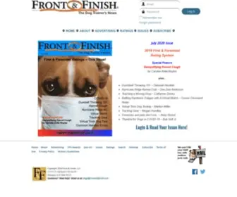 Frontandfinish.com(Issue Directory) Screenshot