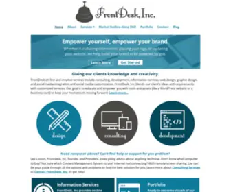 Frontdesk.com(On-line and Creative Services) Screenshot