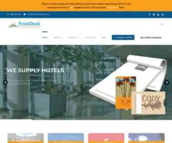 Frontdesksupply.com(RFID Hotel Key Cards) Screenshot