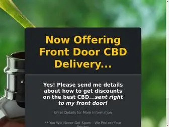 Frontdoorcbd.com(Front Door CBD) Screenshot