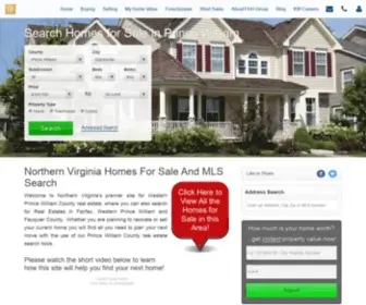 Frontdoorhomes.com(Prince William County Real Estate) Screenshot