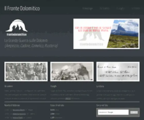 Frontedolomitico.it(Il Fronte Dolomitico) Screenshot