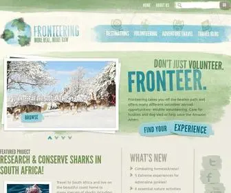 Fronteering.com(Volunteering Programs) Screenshot