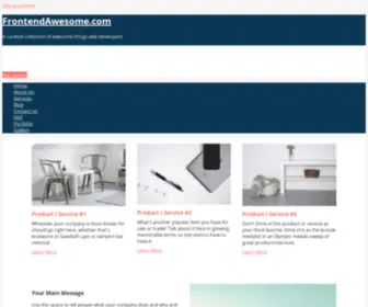 Frontendawesome.com(Frontendawesome) Screenshot