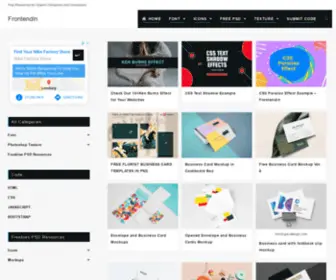 Frontendin.com(Frontendin) Screenshot