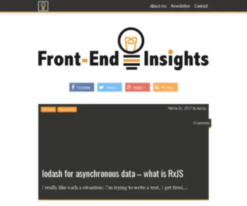 Frontendinsights.com(Frontendinsights) Screenshot