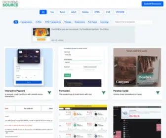 Frontendsource.com(Frontendsource) Screenshot