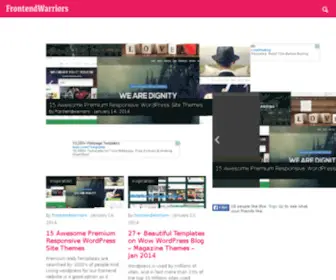 Frontendwarriors.com(FrontEnd Warriors) Screenshot