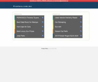 Frontera.com.mx(Frontera) Screenshot
