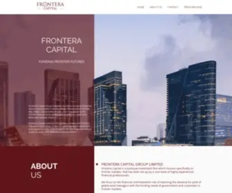 Fronteracapitalgroup.com(Frontera) Screenshot