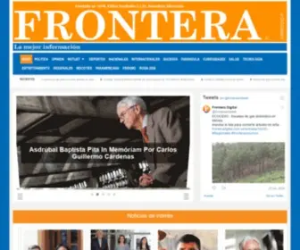 Fronteradigital.com.ve(Diario Frontera) Screenshot