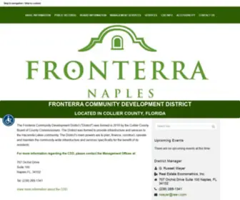 FronterraCDd.com(Naples, Florida) Screenshot