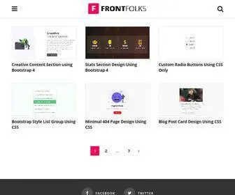Frontfolks.com(Frontend Code Snippets) Screenshot