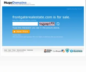 Frontgaterealestate.com(Premier Real Estate Agents in Los Angeles) Screenshot