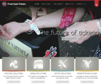 Frontgatesolutions.com(Front Gate Tickets) Screenshot