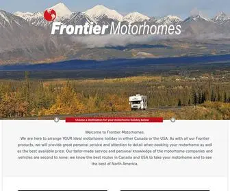 Frontier-Motorhomes.co.uk(Frontier Motorhomes) Screenshot