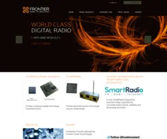Frontier-Silicon.com(Frontier Smart Tech) Screenshot
