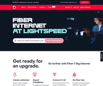 Frontier.com(Residential Service Packages) Screenshot