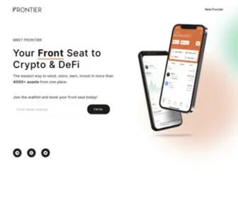 Frontier.xyz(Non-Custodial Wallet For Crypto, DeFi, NFTs, Web3) Screenshot