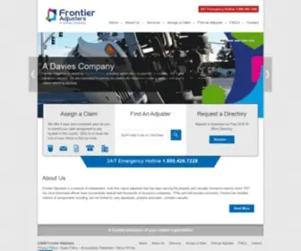 Frontieradjusters.com(Frontier Adjusters) Screenshot