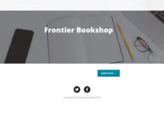 Frontierbookshop.nl(Frontier Bookshop) Screenshot