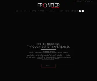 Frontierbuilding.com(Building) Screenshot