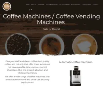 Frontiercoffee.co.za(Coffee Machines and Coffee Vending Machines to Buy or Rent in South Africa) Screenshot