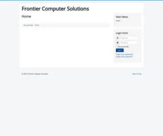 Frontiercs.ca(Frontier CMS) Screenshot