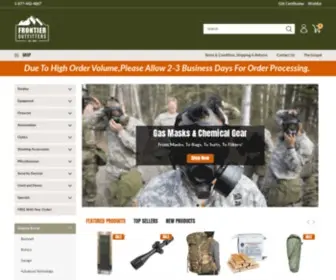 Frontierfirearms.ca(Frontier Outfitters) Screenshot
