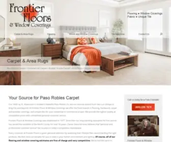 Frontierfloors.net(Frontier Floors) Screenshot