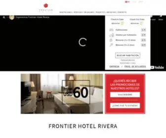 Frontierhotelrivera.com(Frontier Hotel) Screenshot