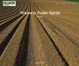 Frontierhybrids.com(Frontier hybrids) Screenshot