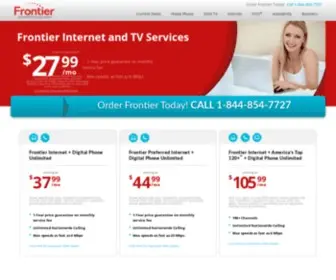 Frontierinternetservice.com(Frontier Internet) Screenshot