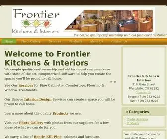 Frontierkandi.com(Frontier Kitchens and Interiors) Screenshot