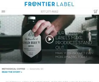 Frontierlabel.com(Custom Product Packaging) Screenshot