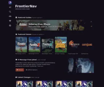 Frontiernav.net(Interactive Game Guides) Screenshot