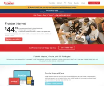 Frontierpackage.com(Frontier Internet Service) Screenshot