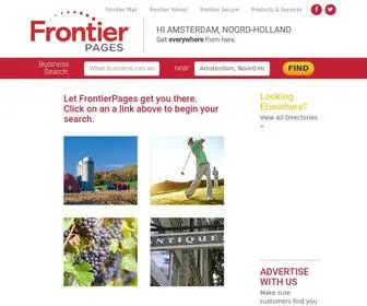 Frontierpages.com(Local Community Guides) Screenshot