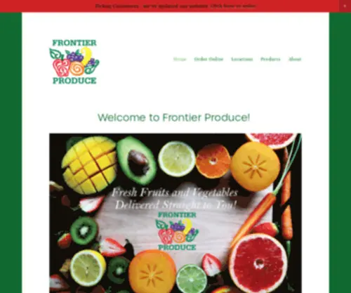 Frontierproduceinc.com(Frontier Produce) Screenshot