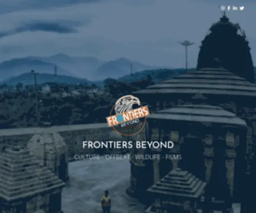 Frontiersbeyond.com(Frontiers beyond) Screenshot