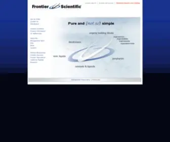 Frontiersci.com(Advanced Discovery Chemicals) Screenshot