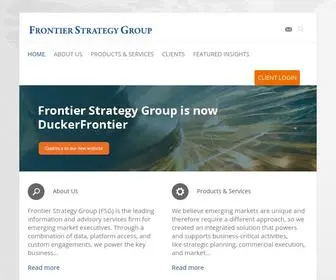 Frontierstrategygroup.com(Frontier Strategy Group (FSG)) Screenshot