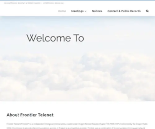 Frontiertelenet.com(Frontier Telenet) Screenshot