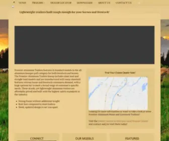 Frontiertrailers.com Screenshot