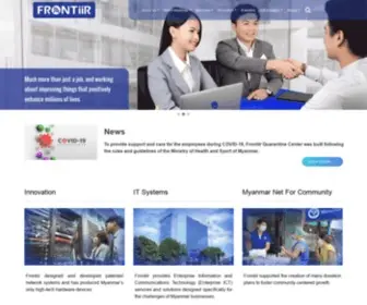Frontiir.net(Bridging the Global Digital Divide) Screenshot