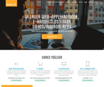 Frontit.dk(Ecommerce solutions) Screenshot