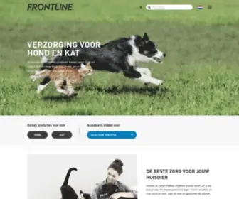 Frontline-Combo.nl(Producten voor alledaagse verzorging van hond en kat) Screenshot