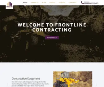 Frontlinecontracting.net(Frontline Contracting) Screenshot